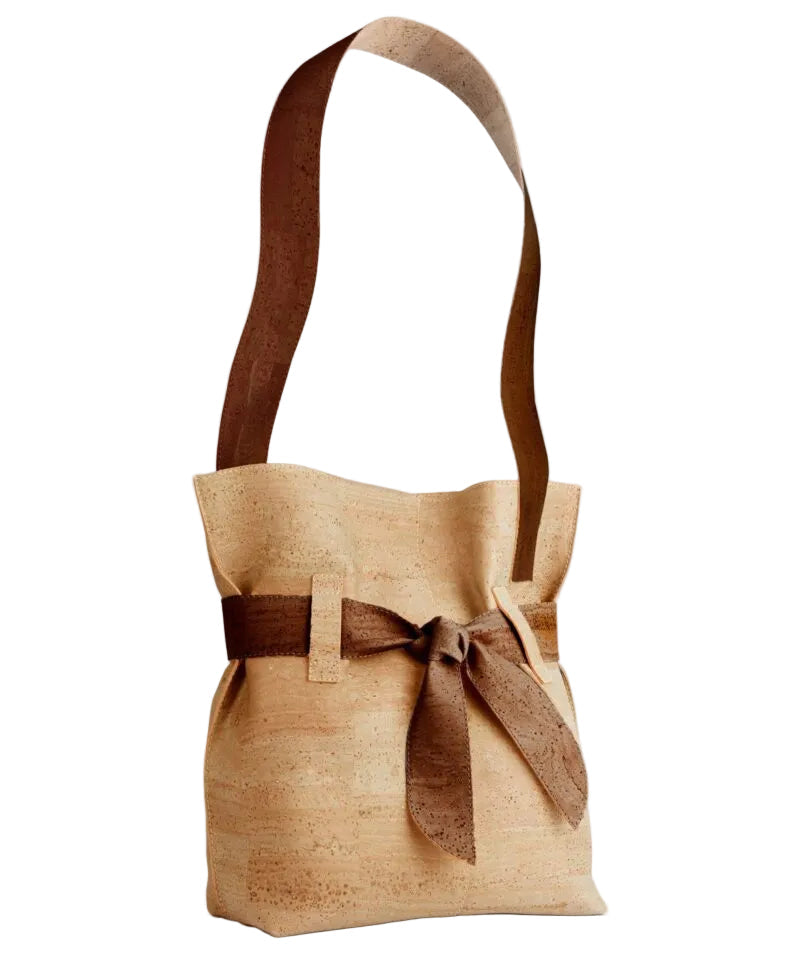 Cork Knot Shoulder Bag
